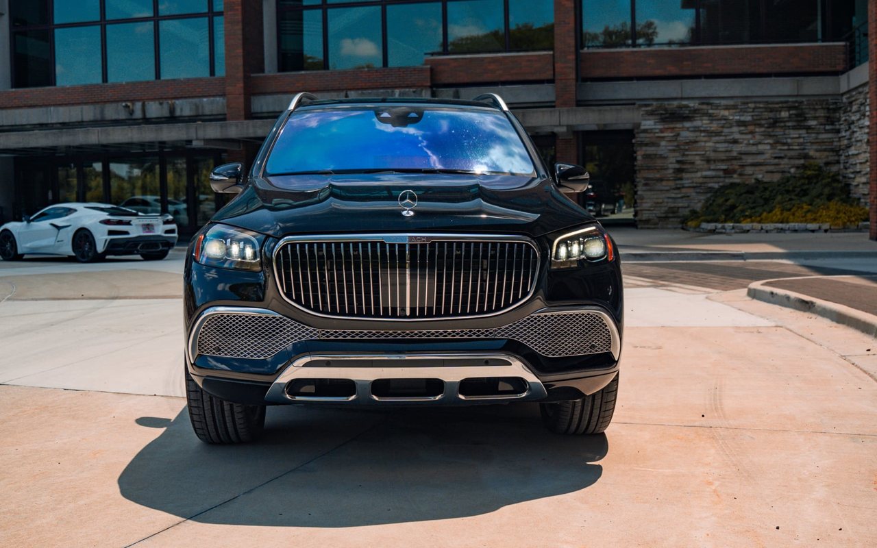 Black Mercedes-Maybach GLS 600 from the local collection